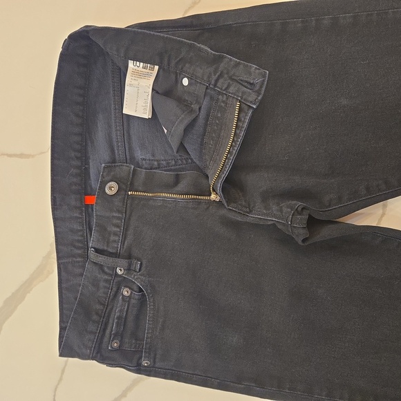 UJ Mens Slim Straight Black Jeans Size 31 - Picture 3 of 9